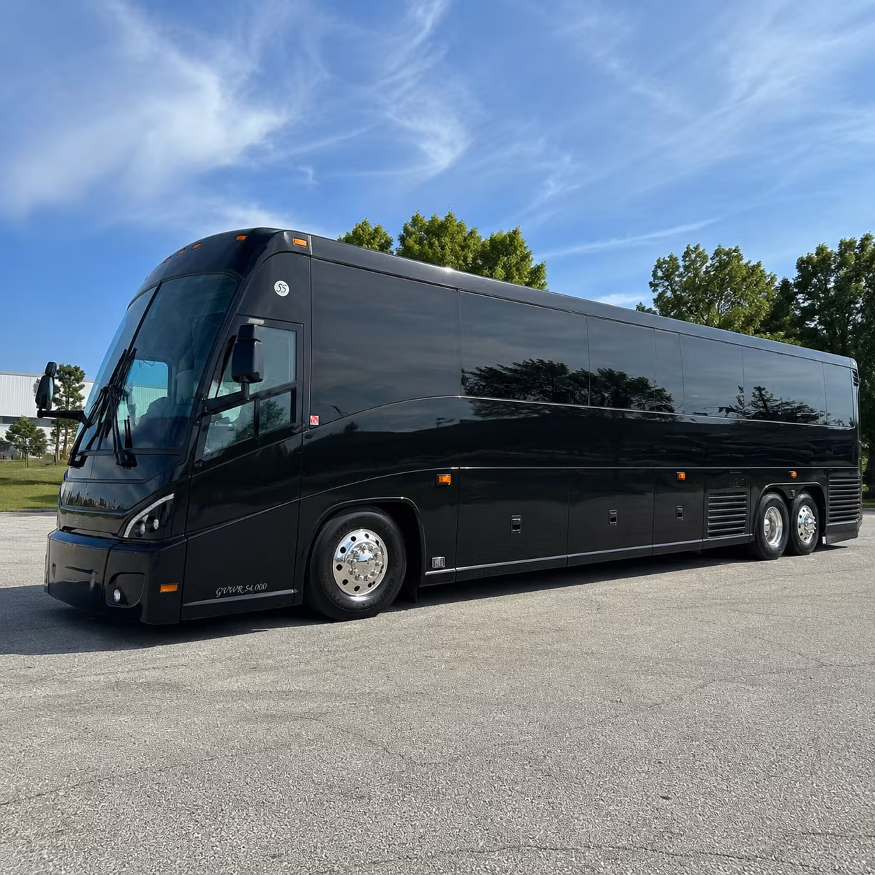 56 passenger charter bus