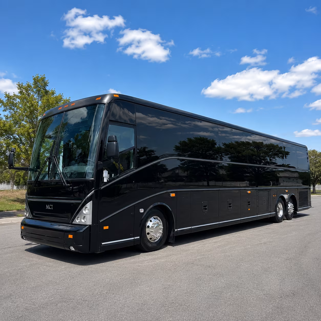 allentown charter bus rental exterior