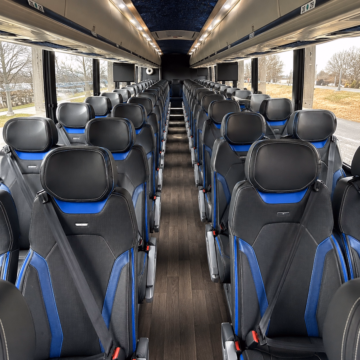 allentown concert transportation onboard seating